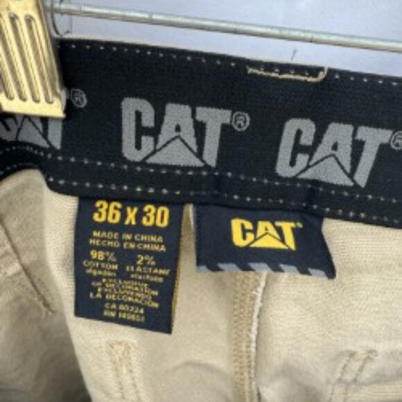 CAT Men Heavy Duty Work pant 36x30- Elastic comfort waist - Picture 2 of 2